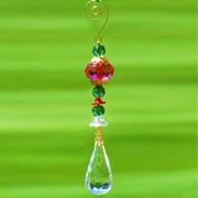 Zaer Ltd. International 7" Long Acrylic Teardrop Ornament in 6 Assorted Colors ZR031913-5 View 2