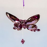 Zaer Ltd International Three Piece Acrylic Butterfly Chain Ornaments in 6 Assorted Colors ZR508112 View 2