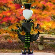 Zaer Ltd International 52.5" Tall Iron Halloween Skeleton Figurine "Becca" ZR150304 View 3