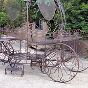 Zaer Ltd International Pre-Order: Large Round Cinderella Carriage in Antique Bronze "The Luciana" ZR109201-BZ View 3