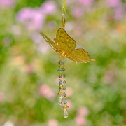 Zaer Ltd. International Short Acrylic Butterfly Ornaments in Six Assorted Colors ZR110911-3 View 4