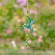 Zaer Ltd. International Short Acrylic Hummingbird Ornament in 6 Assorted Colors ZR110910-4 View 5