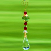 Zaer Ltd. International 7" Long Acrylic Teardrop Ornament in 6 Assorted Colors ZR031913-5 View 6