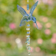 Zaer Ltd. International Short Acrylic Hummingbird Ornament in 6 Assorted Colors ZR110910-4 View 8
