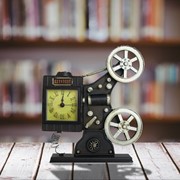 Zaer Ltd. International Old School Film Projector Tabletop Clock RD610932