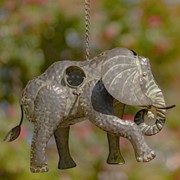 Zaer Ltd. International Galvanized Hanging Animal Birdhouse - Elephant ZR180249-F