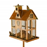 Zaer Ltd International 85" Tall Colonial Home Iron Birdfeeder Stake "Ivyland" ZR235259