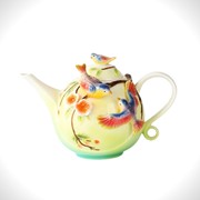 Zaer Ltd International Pre-Order: 9" Hand Painted Decorative Teapot Accent "Rhyannon" ZR083892