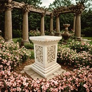 Zaer Ltd International Pre-Order: 22" Tall Antique-Style Column Decoration ZR322722