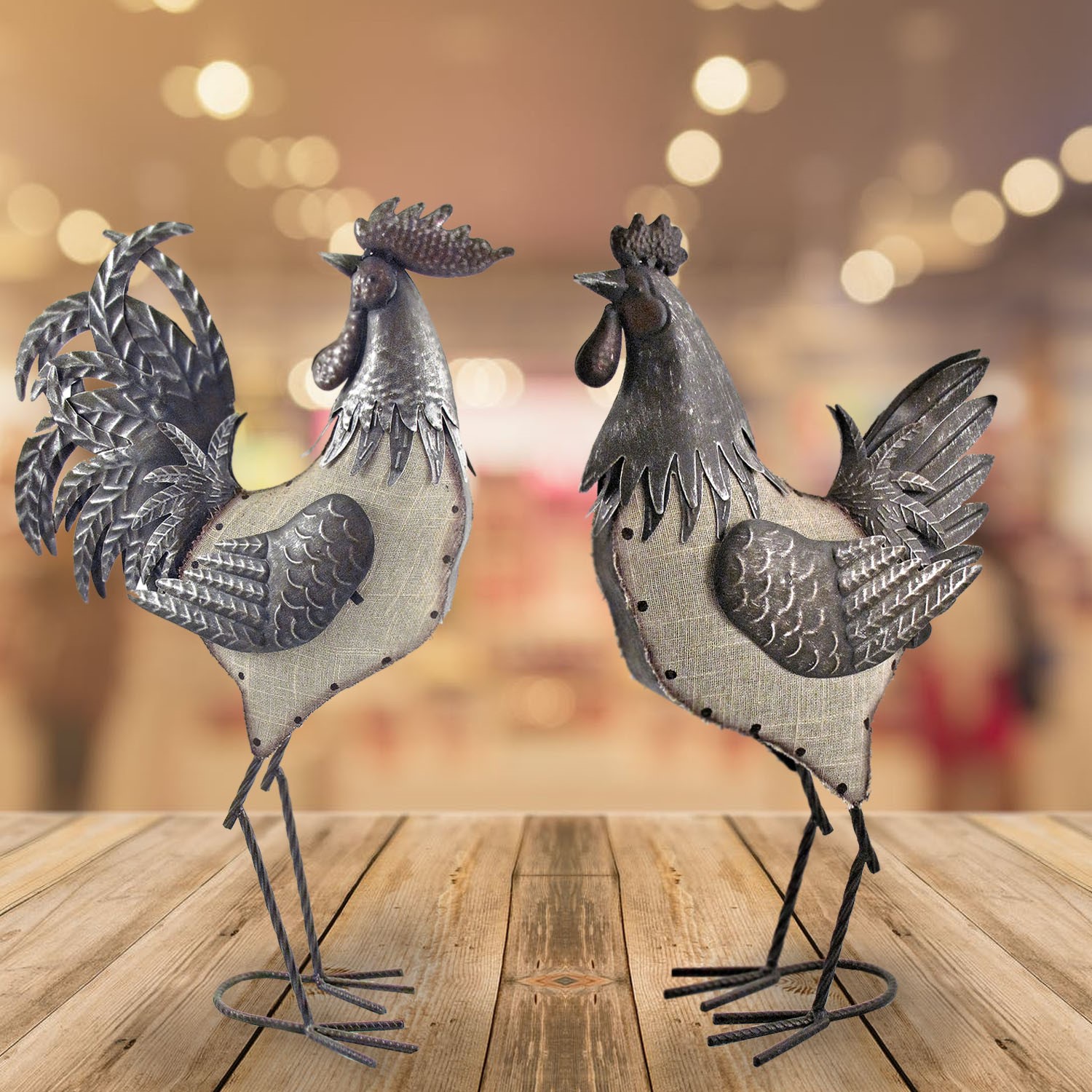 ROOSTER SET SET OF 4 