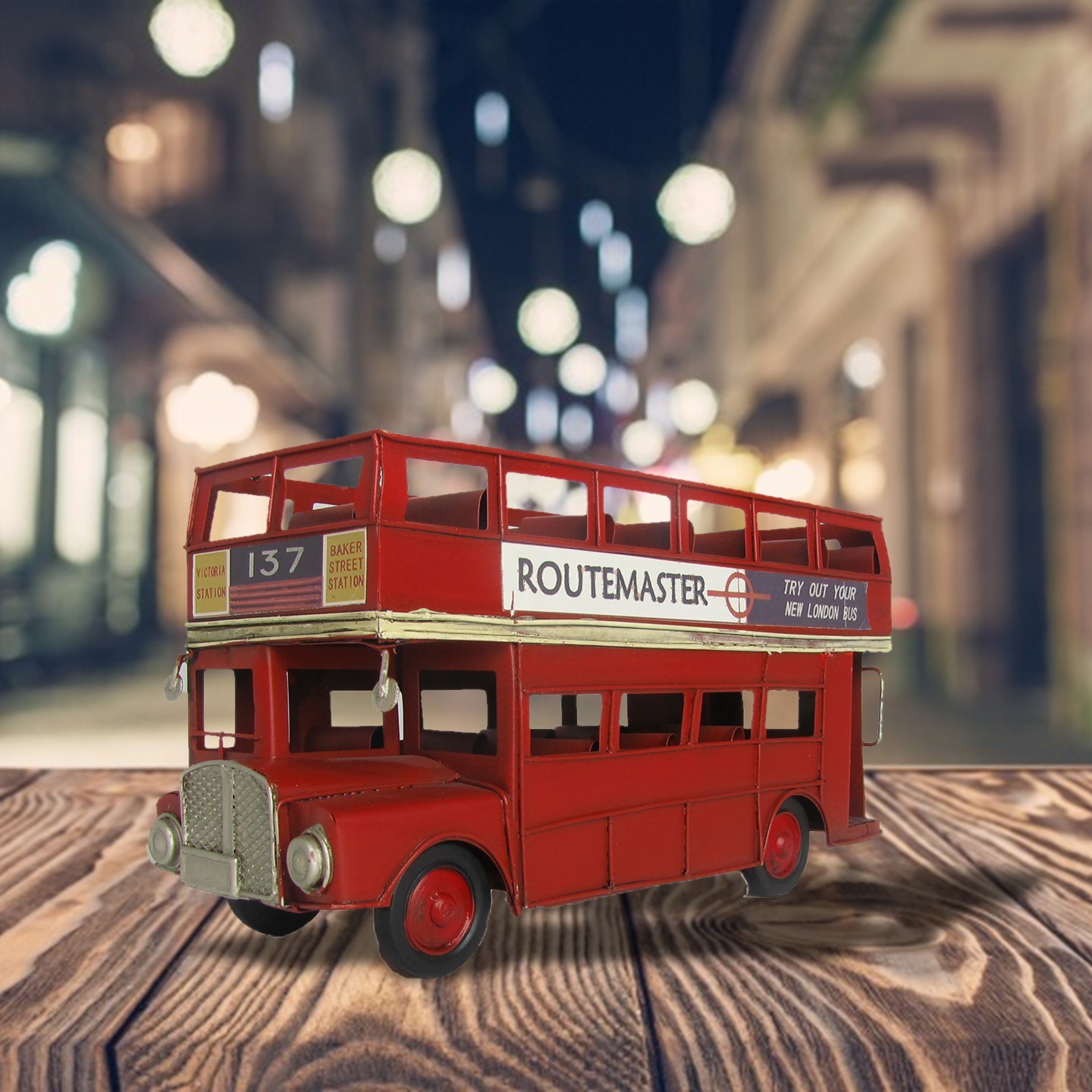 Zaer Ltd. International Red London Bus Model RD510271