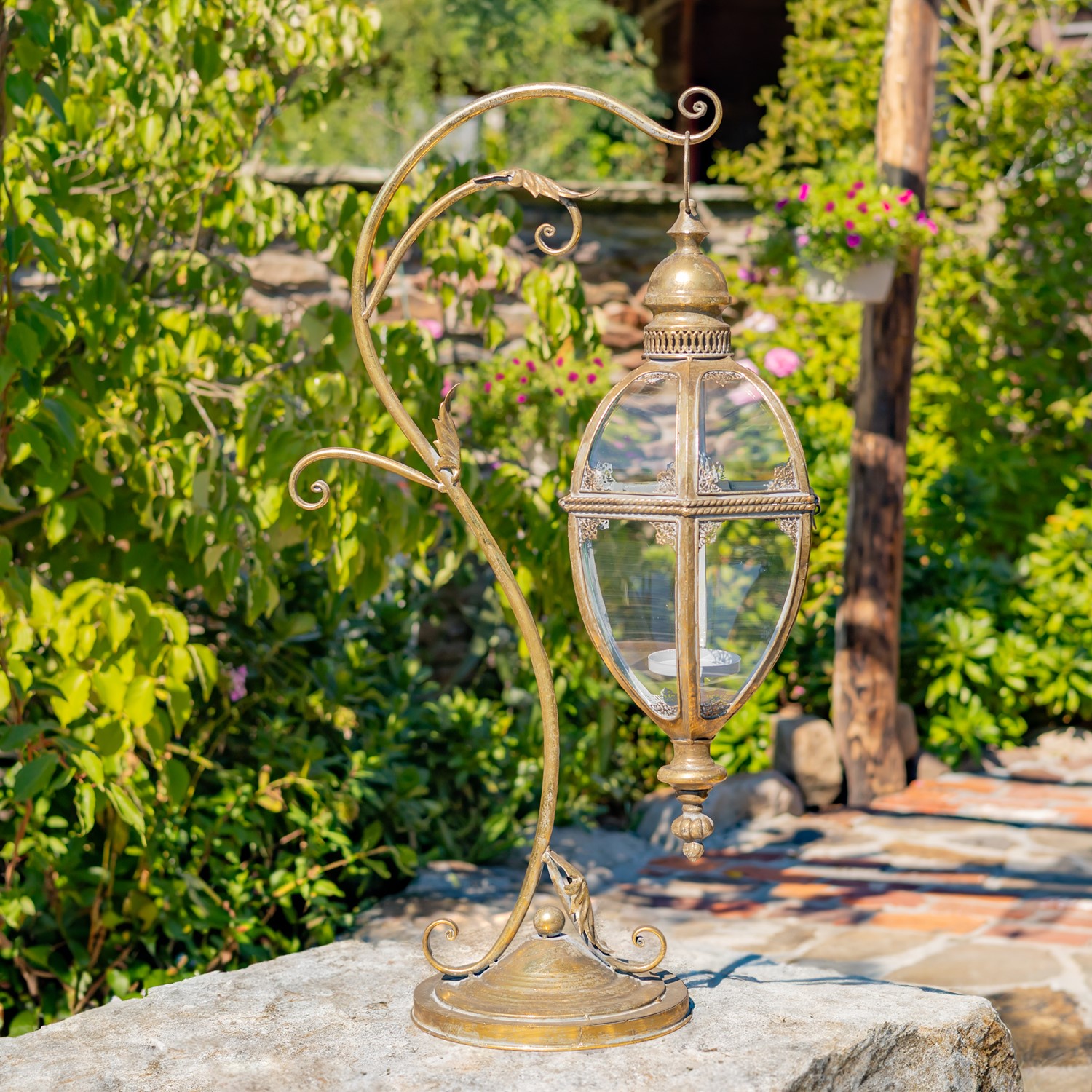 Antique hanging lantern discount