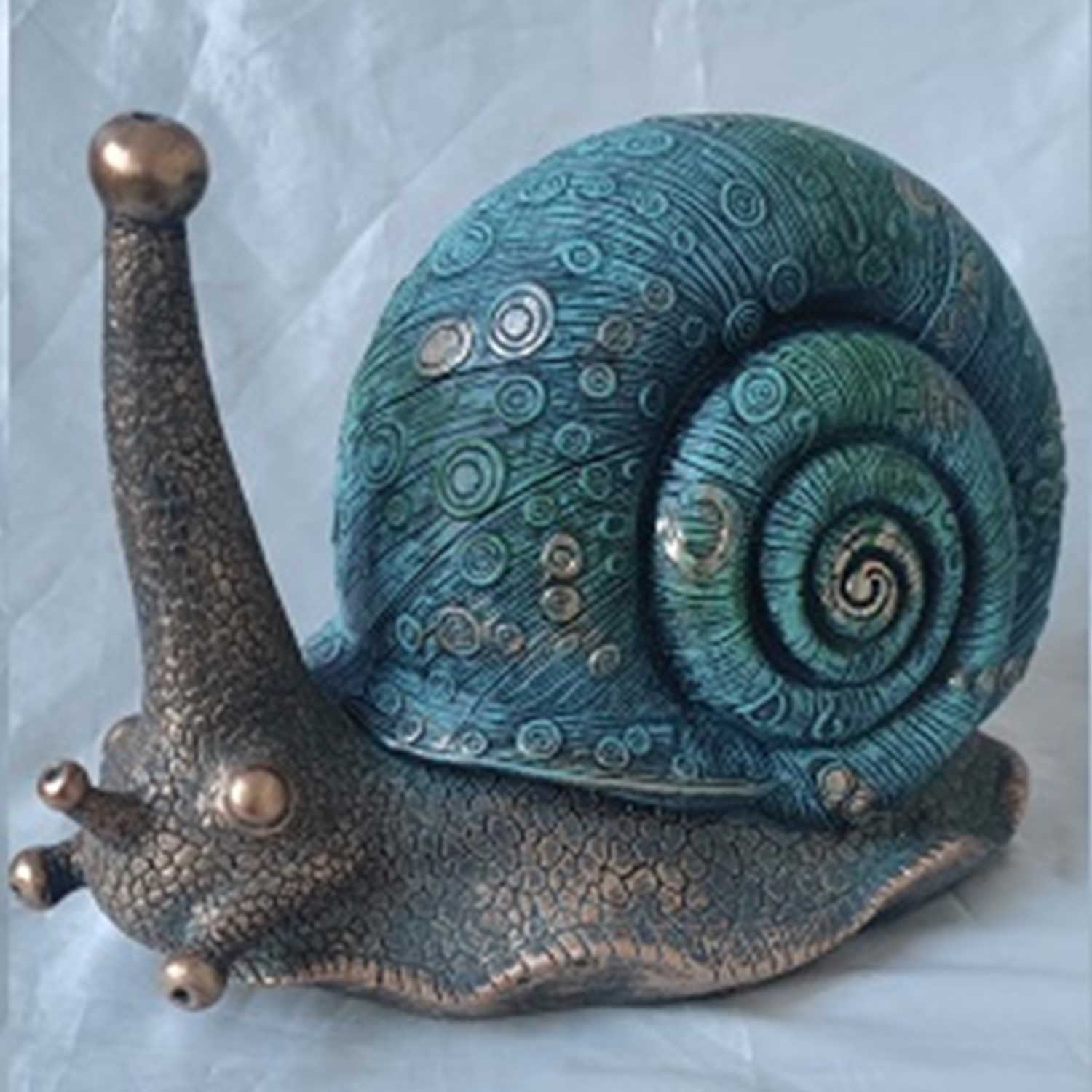 Zaer Ltd International Pre-Order: 11" Magnesium Snail Garden Decoration "Speedy" ZR730112
