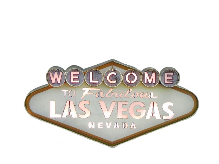 Zaer Ltd. International Welcome to Las Vegas Light Up LED Wall Sign VA610251