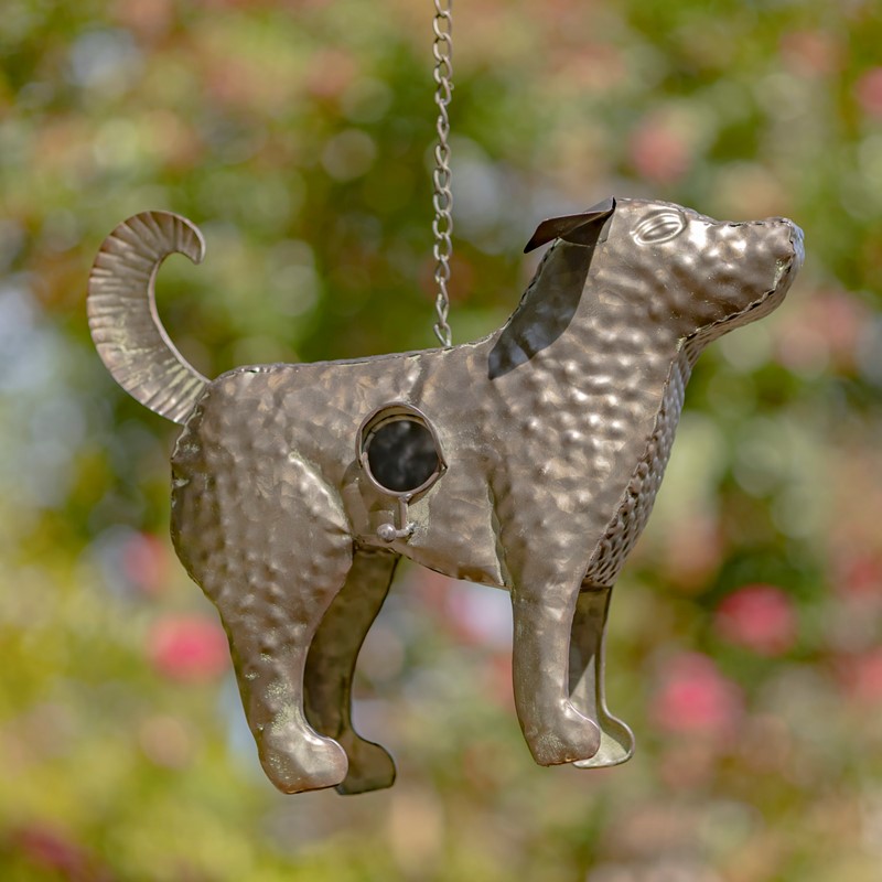 Zaer Ltd. International Galvanized Hanging Animal Birdhouse - Dog ZR180249-A