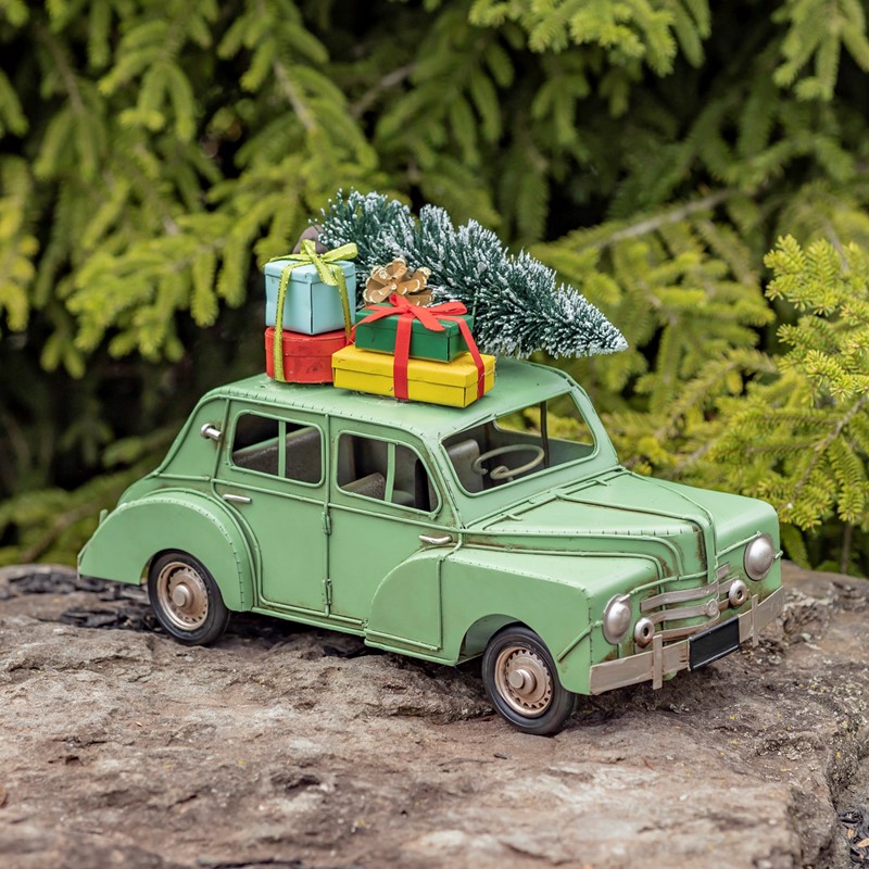 Zaer Ltd. International 1940's Classic Style Car with Christmas Tree and Gifts ZR191863