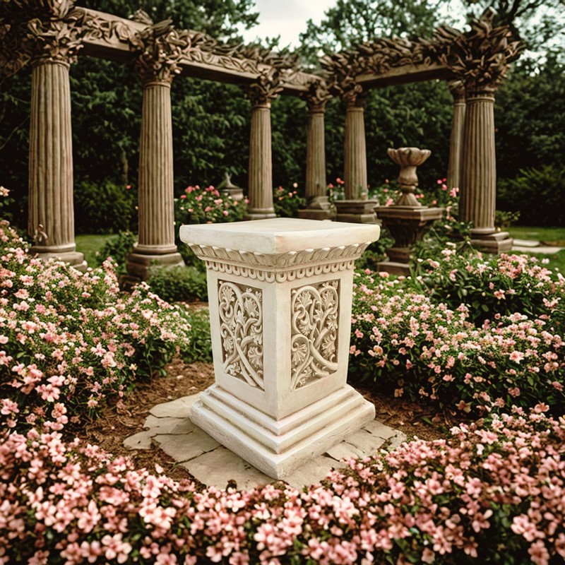 Zaer Ltd International Pre-Order: 22" Tall Antique-Style Column Decoration ZR322722