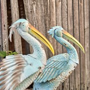 Zaer Ltd. International Pre-Order: Set of 4 Assorted Style Coastal Blue Pelicans ZR140111-SET View 2