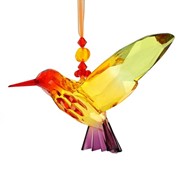 ZAER Ltd International Five Tone Acrylic Hanging Hummingbird Ornament ZR504316-OSH View 2