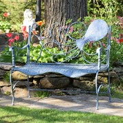 Zaer Ltd International Pre-Order: Coastal Octopus Bench with Curved Seat ZR160015 View 2