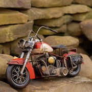 Zaer Ltd International Set of 6 Assorted Vintage Style Iron Model Motorcycles VA170008 View 2