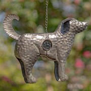 Zaer Ltd. International Galvanized Hanging Animal Birdhouse - Dog ZR180249-A View 2