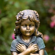 Zaer Ltd International 27" Tall Fairy Garden Statue with Crossing Arms "Tush" ZR220727 View 2