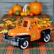 Zaer Ltd International Pre-Order: 18" Haunted Hayride Halloween Truck with Spiderweb & Pumpkins ZR362011 View 2