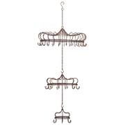 Zaer Ltd. International Elegant Hanging Chandelier Display Decoration in Antique Bronze "London 1820" ZR191023-BZ View 2