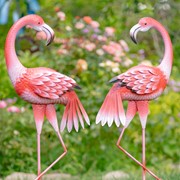 Zaer Ltd. International Set of 6 Assorted 43" Tall Iron Bird Garden Stakes ZR220038-SET View 2