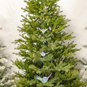 Zaer Ltd. International 22.5" L. Three Piece Five-Tone Acrylic Blue Jay Chain Ornament in 2 Asst Colors ZR908311 View 2