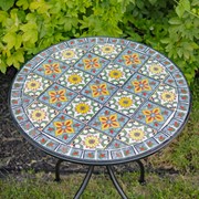 Zaer Ltd International "Sydney II" Mosaic Bistro Set ZR851244-5-SET View 2