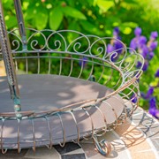 Zaer Ltd. International Set of 2 Freestanding Garden Baskets in Antique Bronze "Stephania" ZR220714-BZ View 2