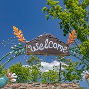 Zaer Ltd. International Pre-Order: 9.75ft. Tall Thanksgiving Harvest Arch with Scarecrows & Pumpkins ZR180735 View 2