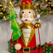 Zaer Ltd International Set of 3 Assorted Metal Nutcracker Figurines "Santa's Secret Soldiers" ZR234948-SET View 2