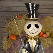 Zaer Ltd International Pre-Order: 54.25" Tall Old School Dapper Skeleton Man "Mr. Bones" ZR196173 View 2