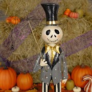 Zaer Ltd International Pre-Order: 32.25" Tall Old School Dapper Skeleton Boy "Bones Junior" ZR196175 View 2