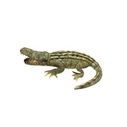 Zaer Ltd. International Set of 2 Assorted Decorative Metal Alligators "Cypress & Blackwater" ZR241003-4-SET View 2