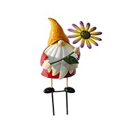 Zaer Ltd. International Pre-Order: Set of 6 Assorted Colorful Gnome Pot Stakes "The Gnomads" ZR240459-SET View 2