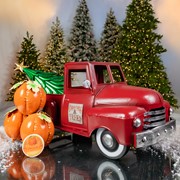 Zaer Ltd International Small Multi-Seasonal Iron Pickup Truck in Antique Red ZR160818-AR View 2