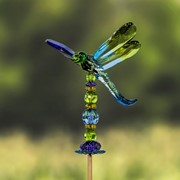 Zaer Ltd. International 54" Five Tone Acrylic Dragonfly Garden Stakes in 6 Assorted Colors ZR203516 View 3