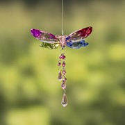 Zaer Ltd. International Hanging Five Tone Acrylic 3-Piece Butterfly  Chain in 6 Assorted Colors ZR527216 View 3