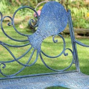 Zaer Ltd International Pre-Order: Coastal Octopus Bench with Curved Seat ZR160015 View 3