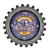 Zaer Ltd International Set of 6 Vintage Style Muscle Car Gear-Shaped Iron Wall Clocks VA612260 View 3