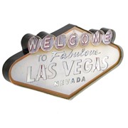 Zaer Ltd. International Welcome to Las Vegas Light Up LED Wall Sign VA610251 View 3