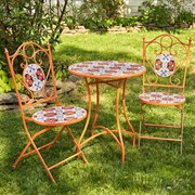 Zaer Ltd International "Saint Petersburg" Mosaic Bistro Set ZR850248-9-SET View 3