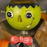 Zaer Ltd International Pre-Order: 27" Tall Big Head Monster Figurine with Candy Jar "Frank" ZR191045 View 3