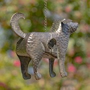 Zaer Ltd. International Galvanized Hanging Animal Birdhouse - Dog ZR180249-A View 3