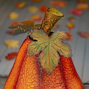 Zaer Ltd. International Pre-Order: 29" Tall Large Metal Jack-O-Lantern with Candleholder "Laird Pump" ZR110746 View 3