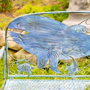 Zaer Ltd International Coastal Whale Bench "Herman" ZR191021 View 3